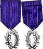 France Medaille Ordre des Palmes Académiques, Very Good Quality, Silver -