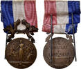 France Medaille Ministère de l'Intérieur, Excellent Quality, Coudray, Bronze -