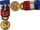 France Medaille Honneur-Travail, République Française, Couronne -