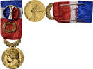 France Medaille Honneur-Travail, République Française, Uncirculated -