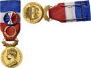 France Medal Honneur-Travail, République Française, Couronne -