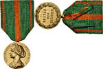 France Medal Médaille des Évadés, Uncirculated, Gilt Bronze, 29 -