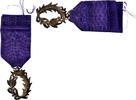 France Medaille Ordre des Palmes Académiques, Very Good Quality, Silvered -