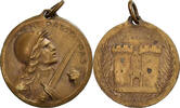 Medaille 1916 Frankreich Verdun , On ne passe pas, WAR, Very Good Quality 