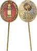 United Kingdom Epingle National Union of Mineworkers, Brass -