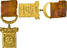 Spain Medaille VIème Corrida San Silvestre, Gilt Metal -