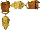 Spain Medaille A.D.V, V-Termas San Pedro Sul, Gilt Metal -