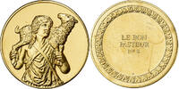 France Medaille Le Bon Pasteur, Gilt Bronze -