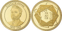 France Medaille Gustave Eiffel, Copper Gilt -
