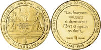 France Medaille Bicentenaire de la Révolution Française, Vermeil -