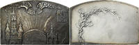 France Medaille Amis de Douai, Souvenir de Gayant, Silvered bronze, Charles -
