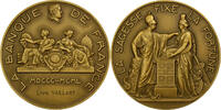 France Medaille La Banque de France, La Sagesse fixe la Fortune, Bronze -