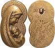 France Medaille Vierge à l'Enfant, Bronze -