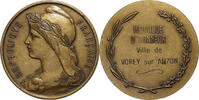 France Medaille Ville de Vorey-sur-Arzon, Gilt Bronze -
