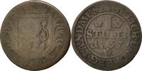 German States Stuber Coin, JULICH-BERG, Karl Philipp, Billon -