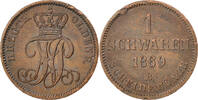 German States Schwaren, 3 Light Pfennig Coin, OLDENBURG, Nicolaus Friedrich Peter, Schwaren, 3 Light -
