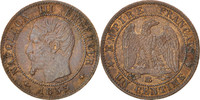 France Centime Coin, Napoleon III, Napoléon III, Strasbourg -
