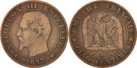 France 5 Centimes Coin, Napoleon III, Napoléon III, Paris -