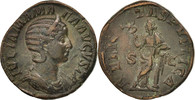 Sestertius Coin, Julia Mamaea, Roma, Bronze, RIC:55 -