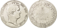 France 5 Francs Coin, Louis-Philippe, Paris, Silver, KM:735.1 -