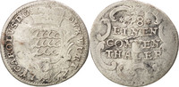 German States 1/48 Thaler Coin, WURTTEMBERG, Karl Eugen -
