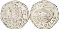 Barbados Dollar Coin, Franklin Mint, Copper-nickel, KM:14.1 -
