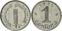 France Centime Coin, Épi, Paris, Stainless Steel, KM:928 -