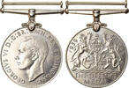 United Kingdom Medal Georges VI, The Defence Medal, Excellent -