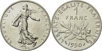 France Franc Coin, Semeuse, Paris, Nickel, KM:925.1 -