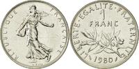 France Franc Coin, Semeuse, Paris, Nickel, KM:925.1 -
