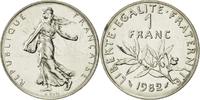 France Franc Coin, Semeuse, Paris, Nickel, KM:925.1 -