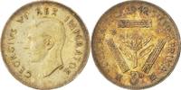 South Africa 3 Pence Coin, George VI, Silver, KM:26 -
