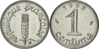 France Centime Coin, Épi, Paris, Stainless Steel, KM:928 -