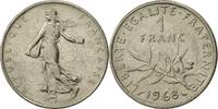 France Franc Coin, Semeuse, Paris, Nickel, KM:925.1 -