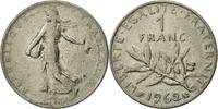 France Franc Coin, Semeuse, Paris, Nickel, KM:925.1 -