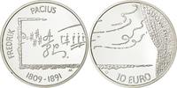 Finland 10 Euro Fredrik Pacius, Silver, KM:148 -