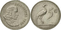 South Africa 5 Cents Coin, Nickel, KM:67.1 -