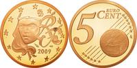 France 5 Euro Cent Copper Plated Steel, KM:1284 -