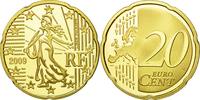 France 20 Euro Cent Brass, KM:1411 -