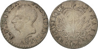 Haiti 50 Centimes Coin, Silver, KM:20 -