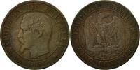 France 5 Centimes Coin, Napoleon III, Napoléon III, Lyons -