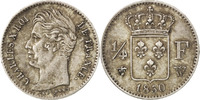 France 1/4 Franc Coin, Charles X, Lille, Silver, KM:722.12 -
