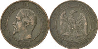 France 10 Centimes Coin, Napoleon III, Napoléon III, Lille -