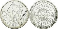 France 10 Euro Corse, Silver, KM:1658 -