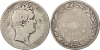France 5 Francs Coin, Louis-Philippe, Lyon, Silver, KM:737.3 -