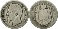 France 2 Francs Coin, Napoleon III, Napoléon III, Bordeaux -