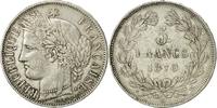 France 5 Francs Coin, Cérès, Bordeaux, Silver, KM:818.2 -