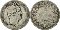 France 5 Francs Coin, Louis-Philippe, Lyon, Silver, KM:735.4 -