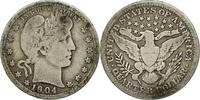United States Quarter 1904 O Coin, Barber Quarter, U.S. Mint, New Orlean... 44,95 EUR  plus 4,95 EUR verzending