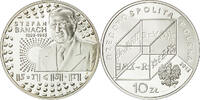 Poland 10 Zlotych Coin, Warsaw, Silver, KM:818 -